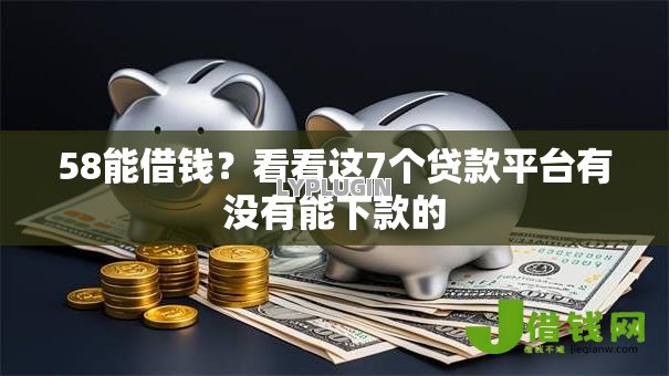 58能借钱？看看这7个贷款平台有没有能下款的