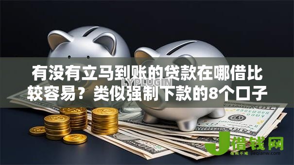 有没有立马到账的贷款在哪借比较容易？类似强制下款的8个口子参考