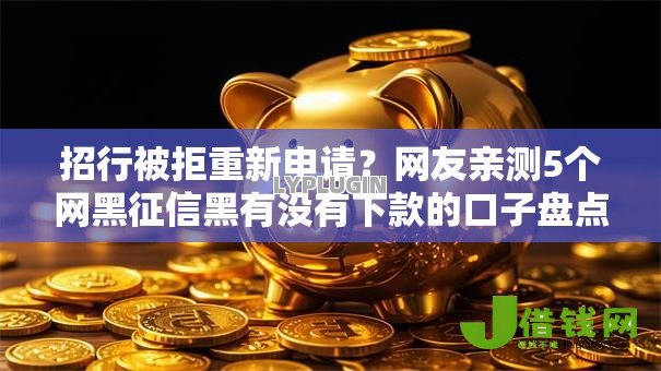 招行被拒重新申请？网友亲测5个网黑征信黑有没有下款的口子盘点