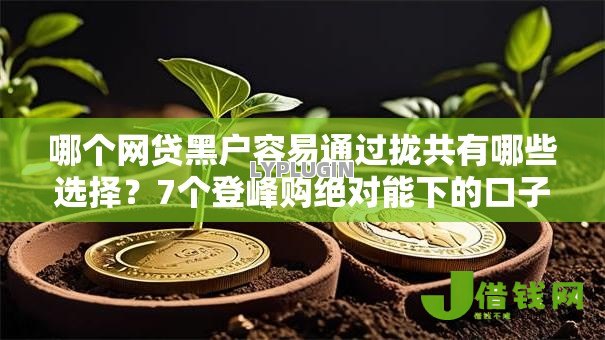 哪个网贷黑户容易通过拢共有哪些选择？7个登峰购绝对能下的口子详解