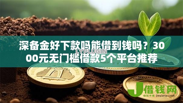 深备金好下款吗能借到钱吗？3000元无门槛借款5个平台推荐