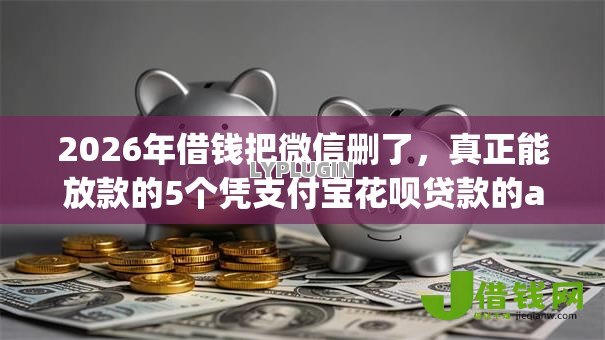 2026年借钱把微信删了，真正能放款的5个凭支付宝花呗贷款的app推荐