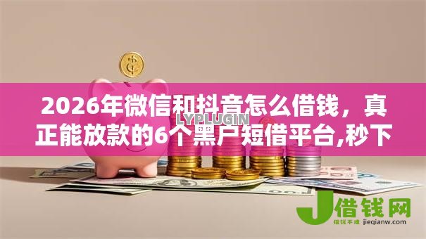 2026年微信和抖音怎么借钱，真正能放款的6个黑户短借平台,秒下款还可靠推荐