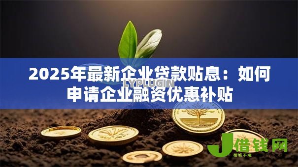 2025年最新企业贷款贴息：如何申请企业融资优惠补贴