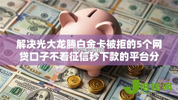 解决光大龙腾白金卡被拒的5个网贷口子不看征信秒下款的平台分享