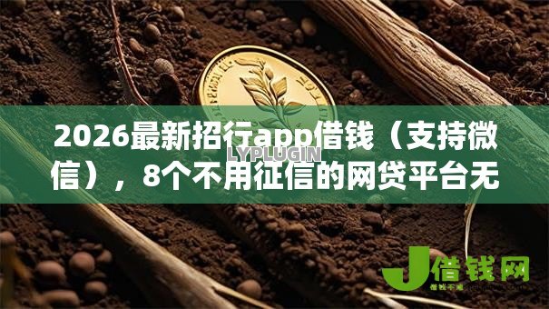 2026最新招行app借钱（支持微信），8个不用征信的网贷平台无私分享