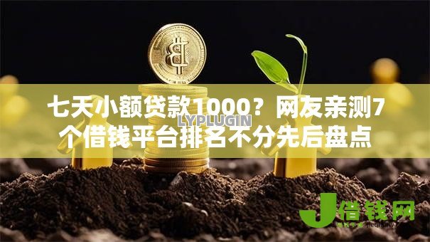 七天小额贷款1000？网友亲测7个借钱平台排名不分先后盘点