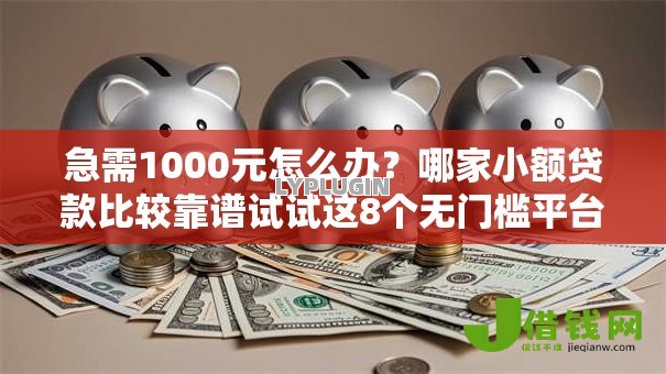 急需1000元怎么办?哪家小额贷款比较靠谱试试这8个无门槛平台 急需1000元怎么办?哪家小额贷款比较靠谱试试这8个无门槛平台