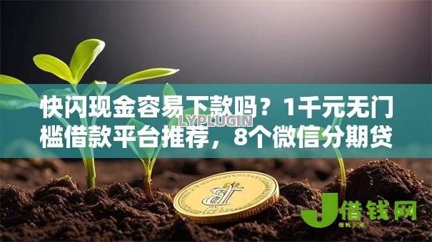 快闪现金容易下款吗?1千元无门槛借款平台推荐,8个微信分期贷款平台盘点 快闪现金容易下款吗?1千元无门槛借款平台推荐,8个微信分期贷款平台盘点