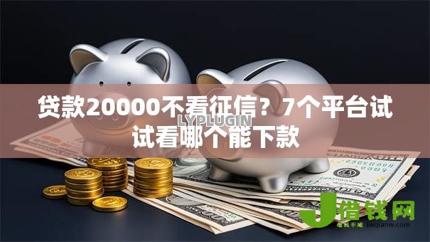 贷款20000不看征信？7个平台试试看哪个能下款
