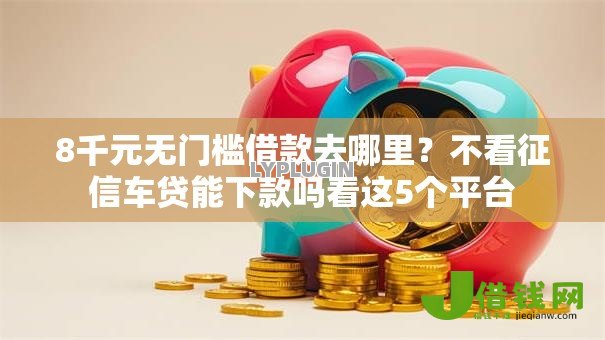 8千元无门槛借款去哪里？不看征信车贷能下款吗看这5个平台