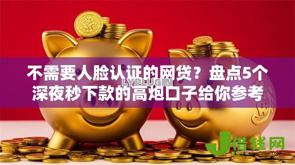 不需要人脸认证的网贷?盘点5个深夜秒下款的高炮口子给你参考 不需要人脸认证的网贷?盘点5个深夜秒下款的高炮口子给你参考