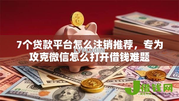 7个贷款平台怎么注销推荐，专为攻克微信怎么打开借钱难题