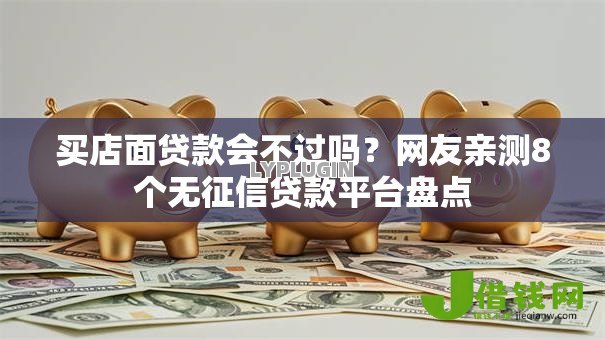 买店面贷款会不过吗？网友亲测8个无征信贷款平台盘点
