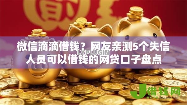 微信滴滴借钱？网友亲测5个失信人员可以借钱的网贷口子盘点