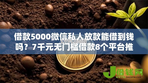 借款5000微信私人放款能借到钱吗？7千元无门槛借款8个平台推荐