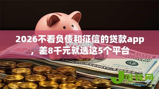 2026不看负债和征信的贷款app，差8千元就选这5个平台