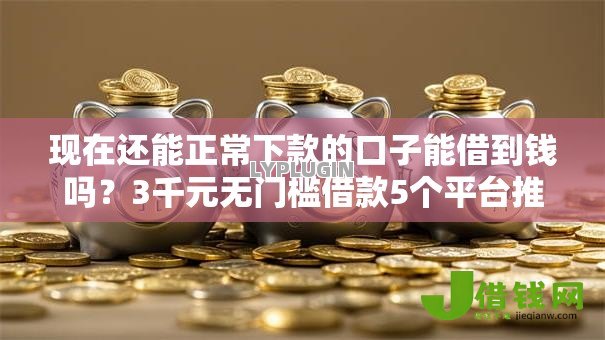 现在还能正常下款的口子能借到钱吗？3千元无门槛借款5个平台推荐