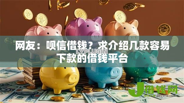 网友：呗信借钱？求介绍几款容易下款的借钱平台