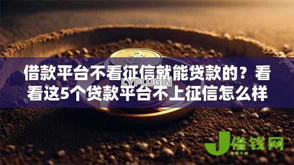 借款平台不看征信就能贷款的?看看这5个贷款平台不上征信怎么样 借款平台不看征信就能贷款的?看看这5个贷款平台不上征信怎么样