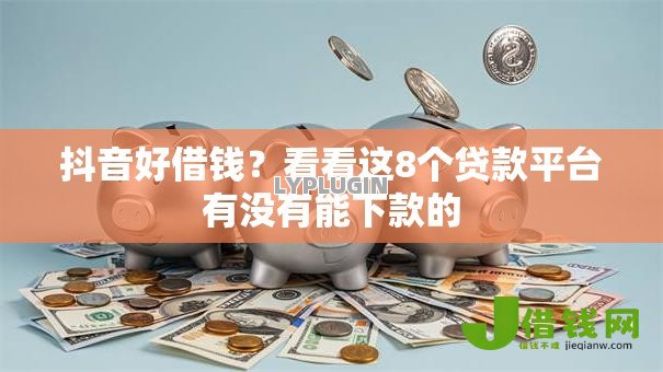 抖音好借钱？看看这8个贷款平台有没有能下款的