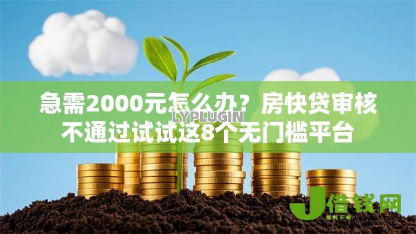 急需2000元怎么办?房快贷审核不通过试试这8个无门槛平台 急需2000元怎么办?房快贷审核不通过试试这8个无门槛平台