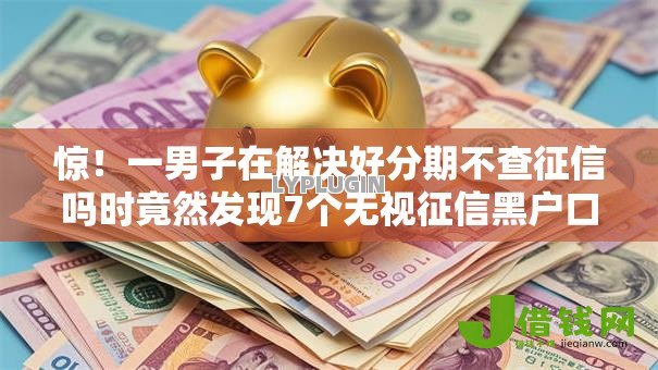 惊！一男子在解决好分期不查征信吗时竟然发现7个无视征信黑户口子，事后分享了出来
