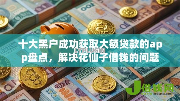十大黑户成功获取大额贷款的app盘点，解决花仙子借钱的问题