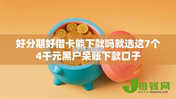 好分期好借卡能下款吗就选这7个4千元黑户呆账下款口子