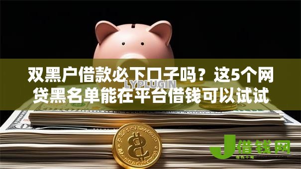 双黑户借款必下口子吗?这5个网贷黑名单能在平台借钱可以试试 双黑户借款必下口子吗?这5个网贷黑名单能在平台借钱可以试试