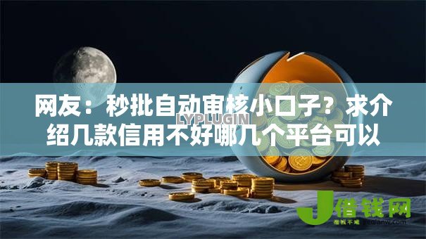 网友：秒批自动审核小口子？求介绍几款信用不好哪几个平台可以借钱