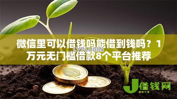 微信里可以借钱吗能借到钱吗？1万元无门槛借款8个平台推荐