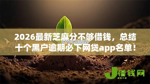 2026最新芝麻分不够借钱,总结十个黑户逾期必下网贷app名单! 2026最新芝麻分不够借钱,总结十个黑户逾期必下网贷app名单!