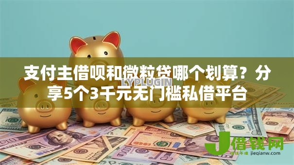 支付主借呗和微粒贷哪个划算？分享5个3千元无门槛私借平台