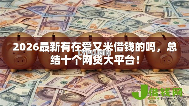 2026最新有在爱又米借钱的吗，总结十个网贷大平台！