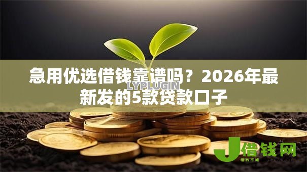 急用优选借钱靠谱吗？2026年最新发的5款贷款口子