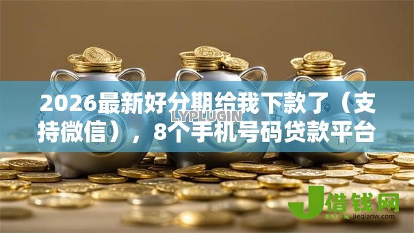 2026最新好分期给我下款了（支持微信），8个手机号码贷款平台无私分享