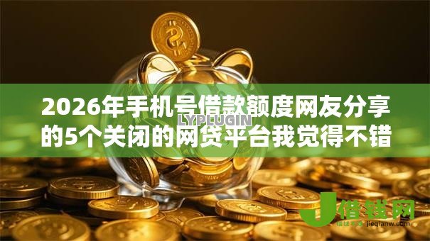 2026年手机号借款额度网友分享的5个关闭的网贷平台我觉得不错！