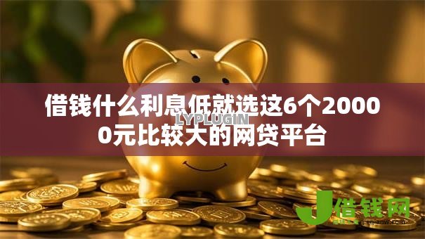借钱什么利息低就选这6个20000元比较大的网贷平台