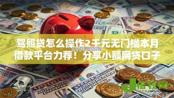 驾照贷怎么操作2千元无门槛本月借款平台力荐！分享小额网贷口子2千元无门槛借款