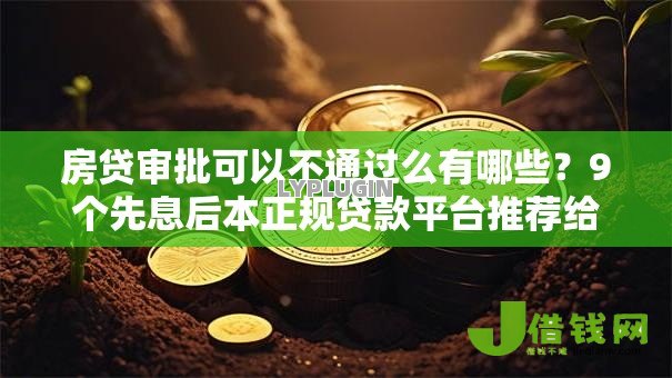 房贷审批可以不通过么有哪些？9个先息后本正规贷款平台推荐给你