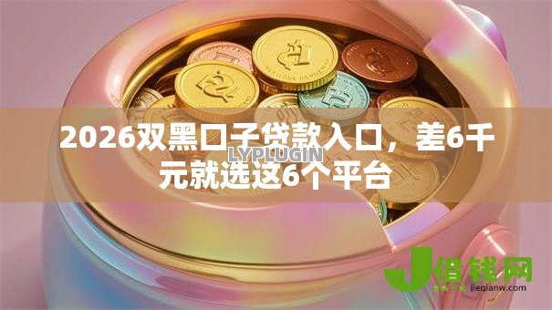 2026双黑口子贷款入口,差6千元就选这6个平台 2026双黑口子贷款入口,差6千元就选这6个平台