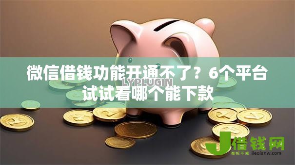 微信借钱功能开通不了？6个平台试试看哪个能下款