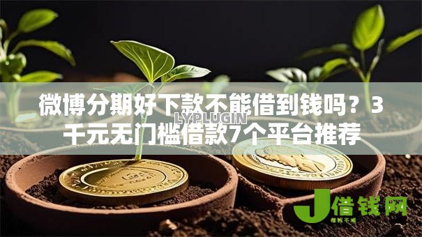 微博分期好下款不能借到钱吗？3千元无门槛借款7个平台推荐