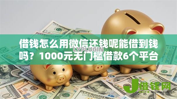 借钱怎么用微信还钱呢能借到钱吗？1000元无门槛借款6个平台推荐
