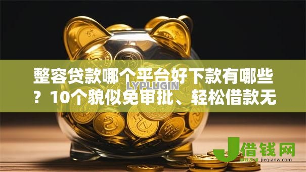 整容贷款哪个平台好下款有哪些？10个貌似免审批、轻松借款无征信记录的平台合集