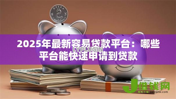 2025年最新容易贷款平台：哪些平台能快速申请到贷款