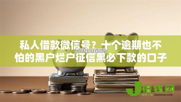 私人借款微信号?十个逾期也不怕的黑户烂户征信黑必下款的口子 私人借款微信号?十个逾期也不怕的黑户烂户征信黑必下款的口子