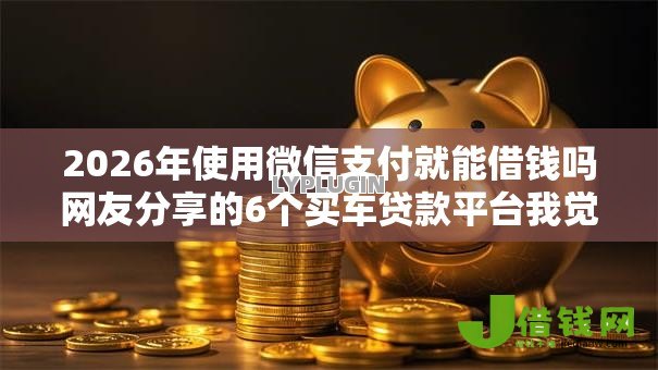 2026年使用微信支付就能借钱吗网友分享的6个买车贷款平台我觉得不错！