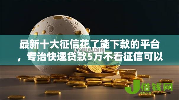 最新十大征信花了能下款的平台，专治快速贷款5万不看征信可以吗